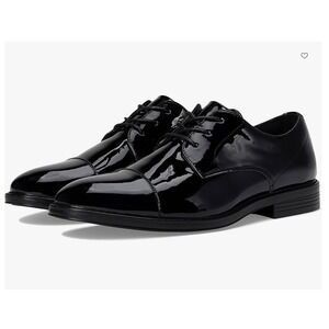 Nunn Bush Centro Flex FPTO Mens 9W Black Patent Formal Oxford NEW 85045-004